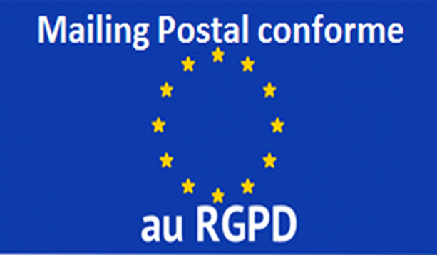 Mailing postal conforme au RGPD